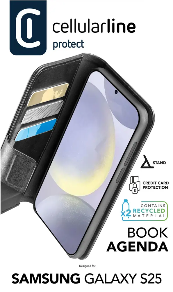 Cellularline Book Agenda - Galaxy S25 – Bild 3