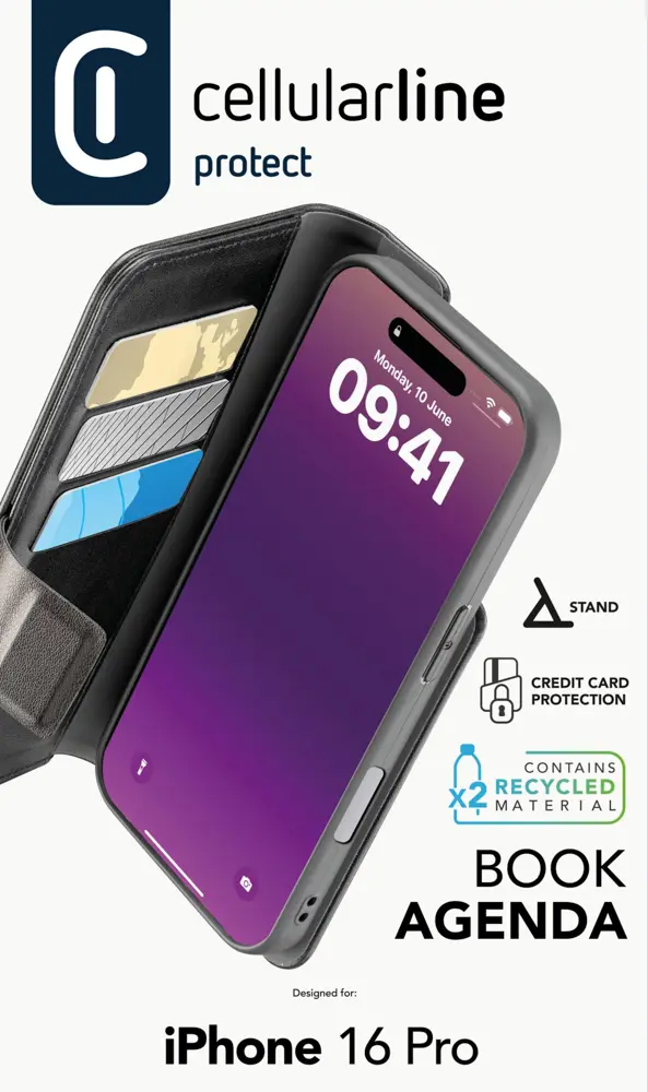 Cellularline Book Agenda - iPhone 16 Pro – Bild 4