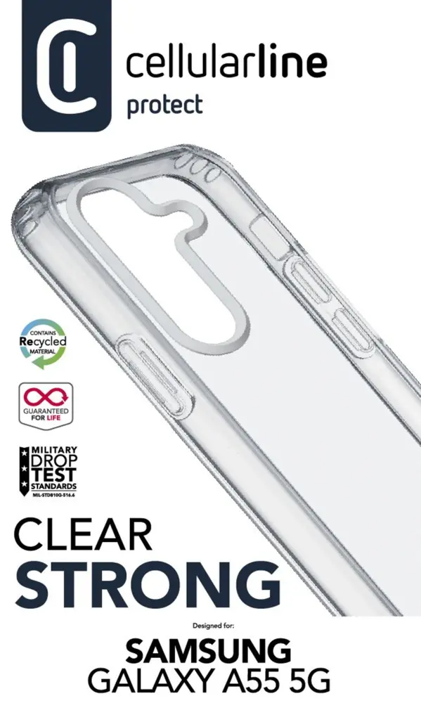 Cellularline Clear Strong - Galaxy A55 5G – Bild 3