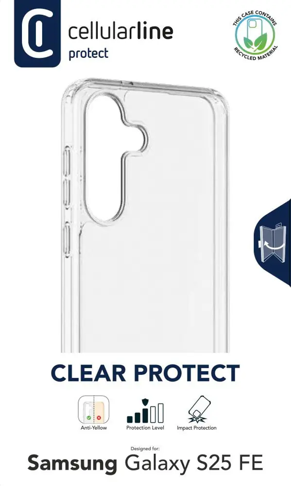 Cellularline Clear Protect - Galaxy S25 FE