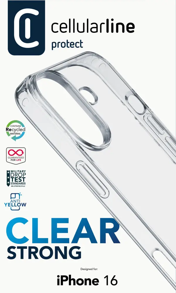 Cellularline Clear Protect - iPhone 16 – Bild 3