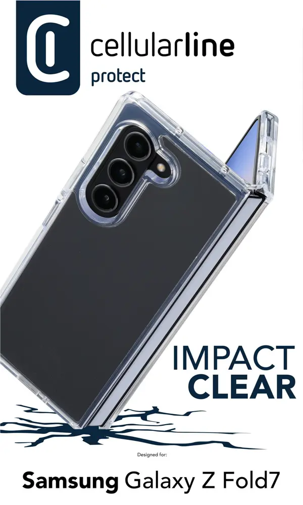 Cellularline Impact Clear Case - Galaxy Z Fold7