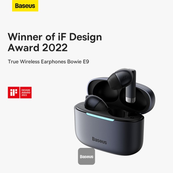 Baseus True Wireless Ohrhörer Bowie E9 Schwarz – Bild 5