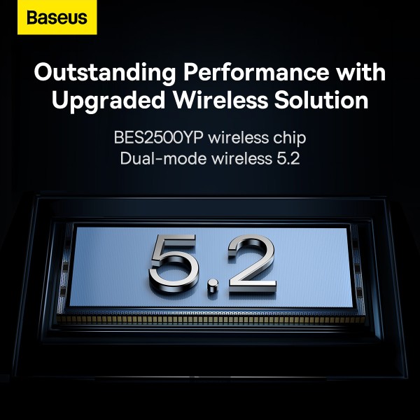 Baseus True Wireless Earphones Storm 1 - V5.2 IP64 45dB ANC-Modus Schnellladefunktion Weiss – Bild 5