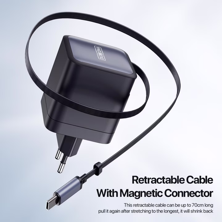 Duzzona - T10 PD 65W Schnellladegerät mit USB-C-Anschluss- Schwarz – Bild 2