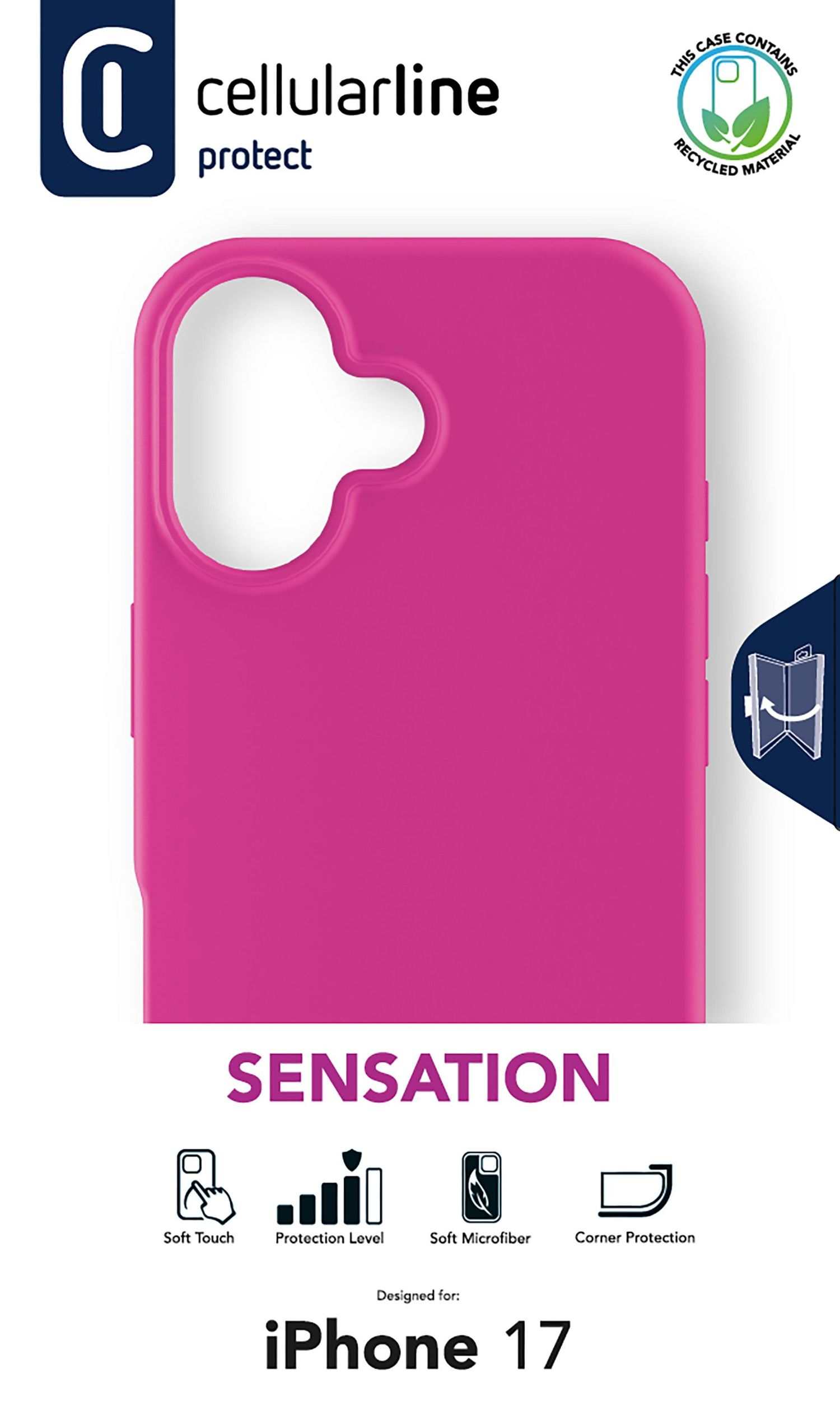 Cellularline Sensation - iPhone 17 Pink
