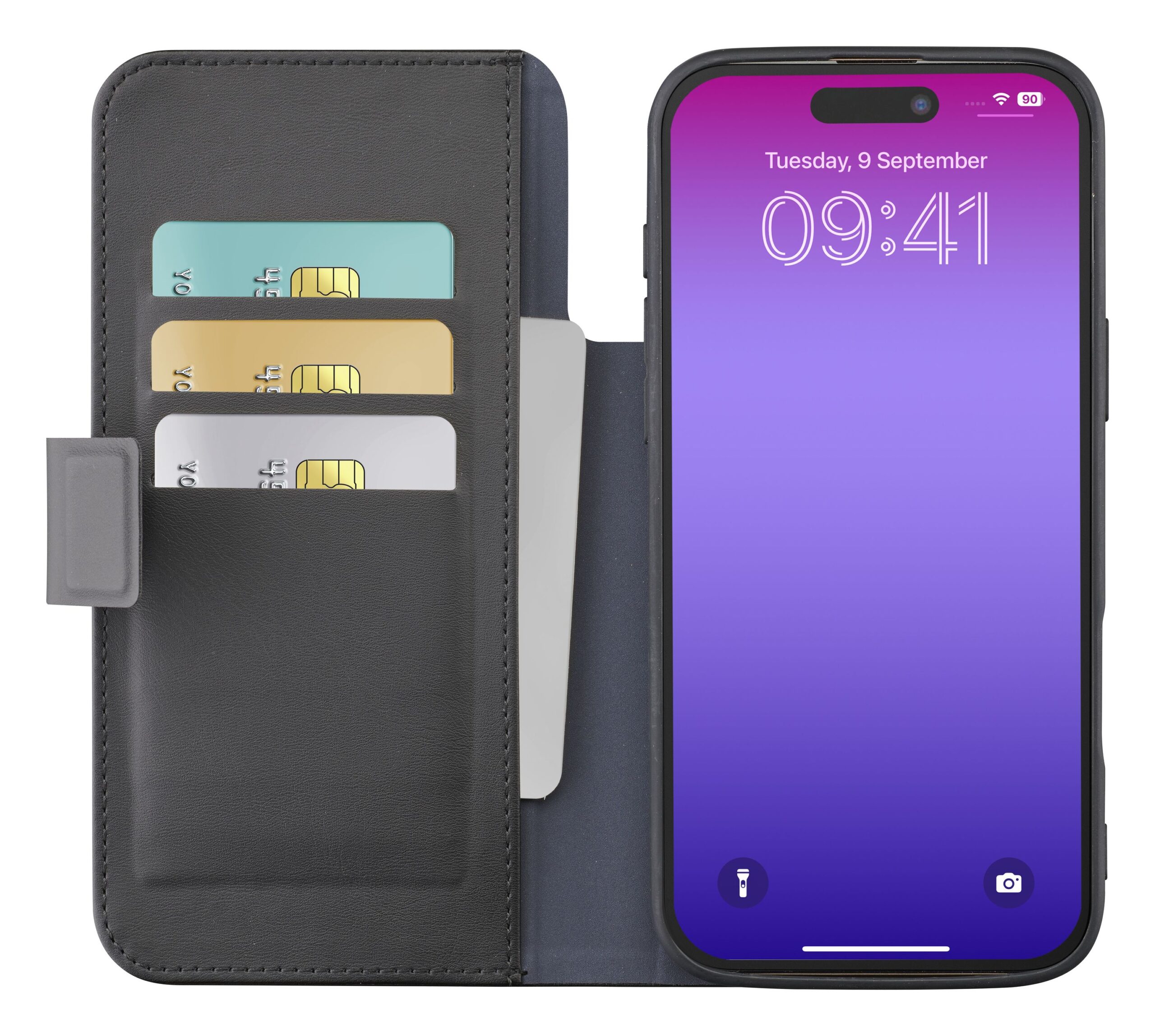 Cellularline Book Agenda - iPhone 17 Pro Max Schwarz – Bild 2