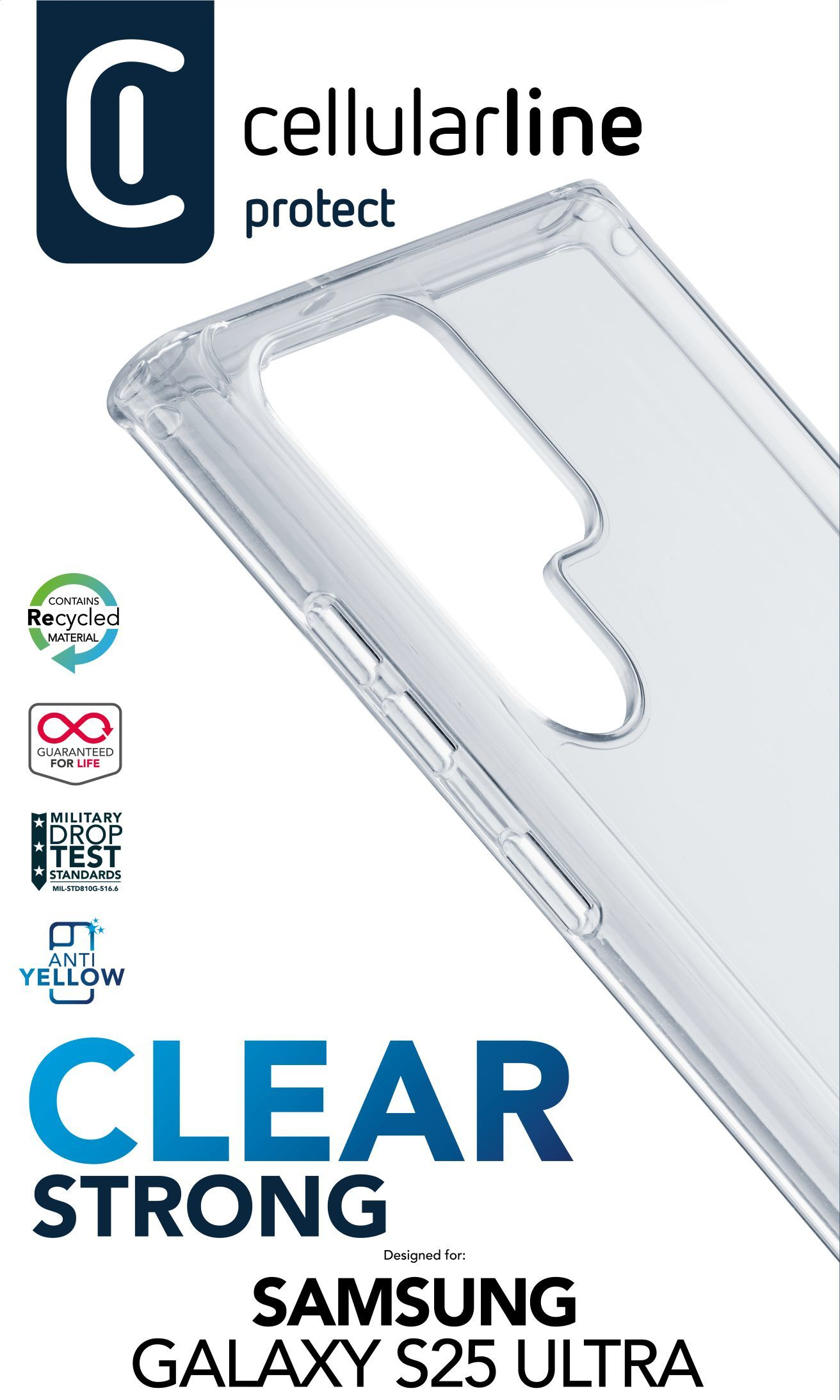 Cellularline Clear Protect - Galaxy S25 Ultra Transparent